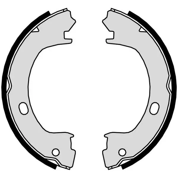 Колодки ручного (стоячого) гальма Starline BC01015 (фото 1)