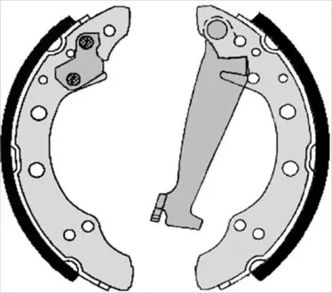 Колодки ручного (стоячого) гальма Starline BC04100