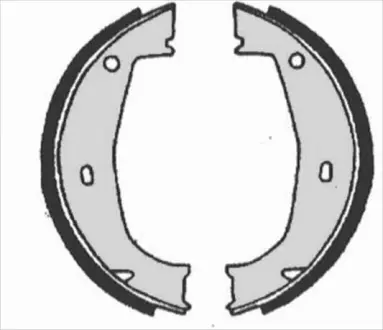 Колодки ручного (стоячого) гальма starline BC04685
