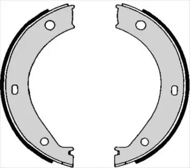 Колодки ручного (стоячого) тормоза starline BC04690 Бмв E28