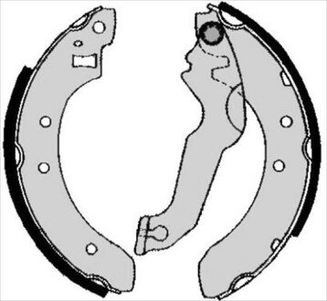 Колодки ручного (стоячого) гальма starline BC 04800 на Форд Orion