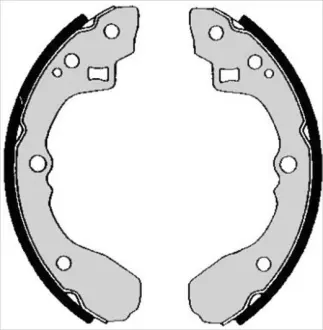 Колодки ручного (стоячого) тормоза starline BC04840