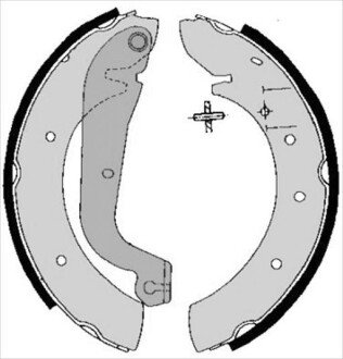 Колодки ручного (стоячого) тормоза starline BC05020 на Фиат Дукато