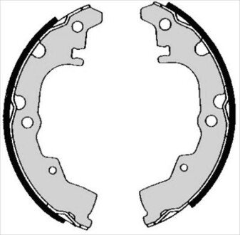 Колодки ручного (стоячого) тормоза starline BC05210