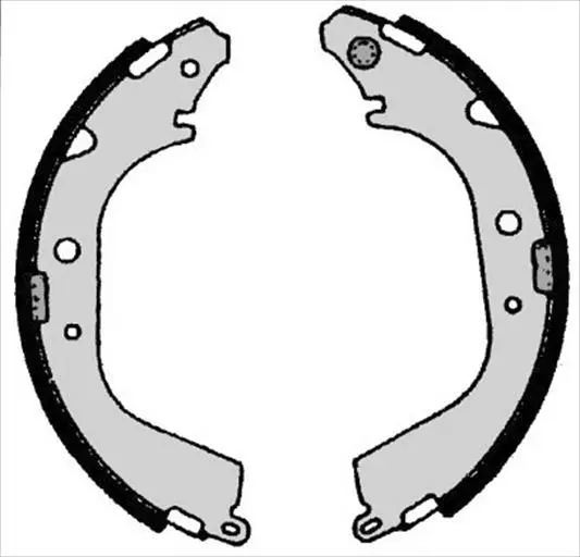 Колодки ручного (стоячого) гальма Starline BC05280 (фото 1)