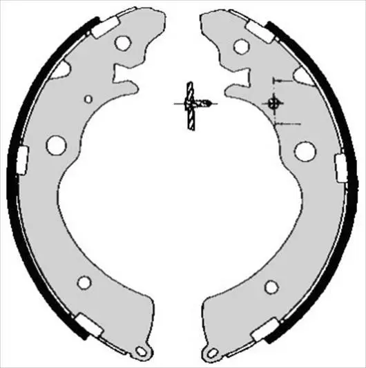 Колодки ручного (стоячого) тормоза starline BC05690
