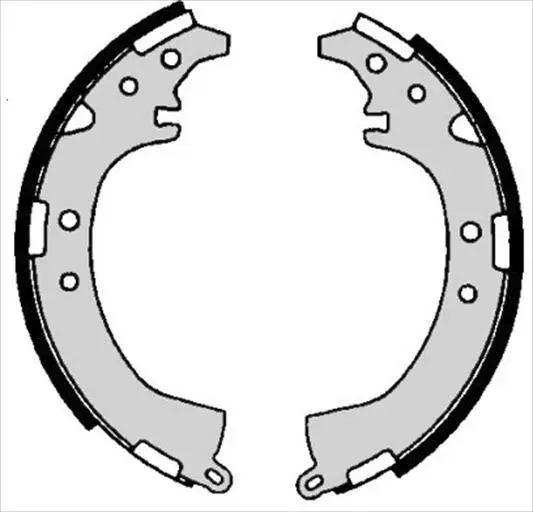 Колодки ручного (стоячого) тормоза starline BC06680