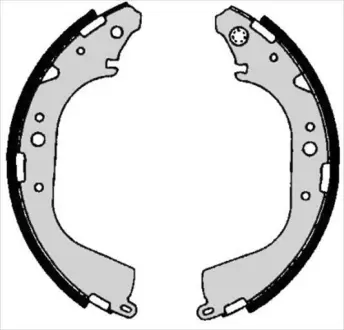 Колодки ручного (стоячого) тормоза starline BC06710