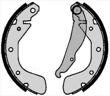 Колодки ручного (стоячого) тормоза starline BC 06790 на Опель Вектра а