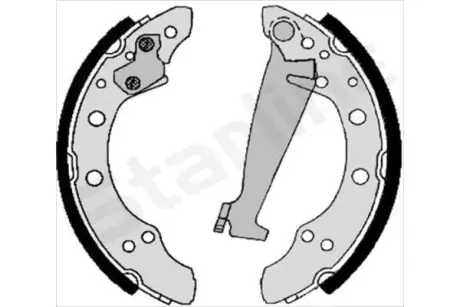 Колодки ручного (стоячого) тормоза starline BC 06830