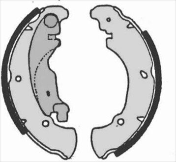 Колодки ручного (стоячого) тормоза starline BC 07160 на Фиат Брава