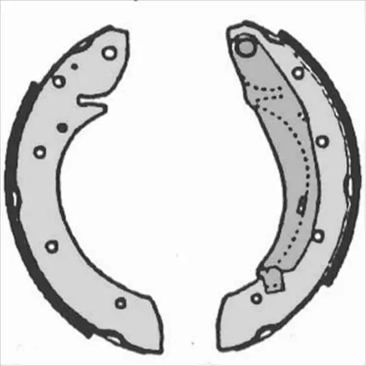 Колодки ручного (стоячого) тормоза starline BC07165