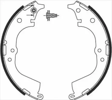 Колодки ручного (стоячого) гальма Starline BC07225