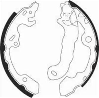 Колодки ручного (стоячого) гальма Starline BC07380
