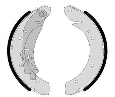 Колодки ручного (стоячого) тормоза starline BC 07420 на Пежо 405