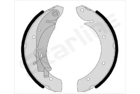 Колодки ручного (стоячого) гальма Starline BC 07420