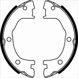 Колодки ручного (стоячого) гальма Starline BC07800