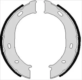Колодки ручного (стоячого) гальма Starline BC07960