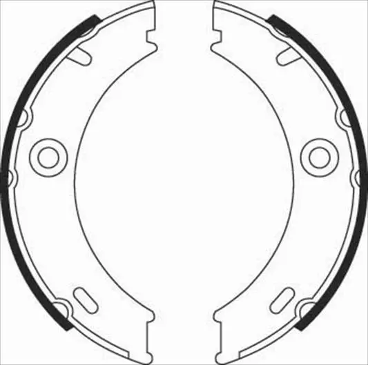 Колодки ручного (стоячого) гальма Starline BC07970 (фото 1)