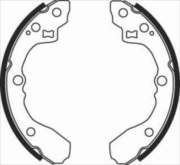 Колодки ручного (стоячого) тормоза starline BC 08060