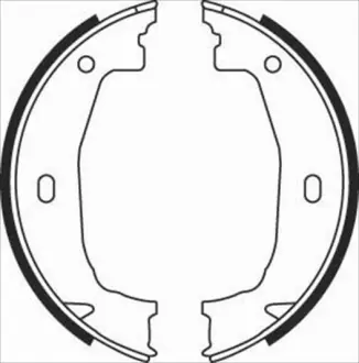 Колодки ручного (стоячого) гальма Starline BC08100