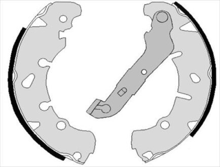 Колодки ручного (стоячого) тормоза starline BC 08170 на Форд Puma