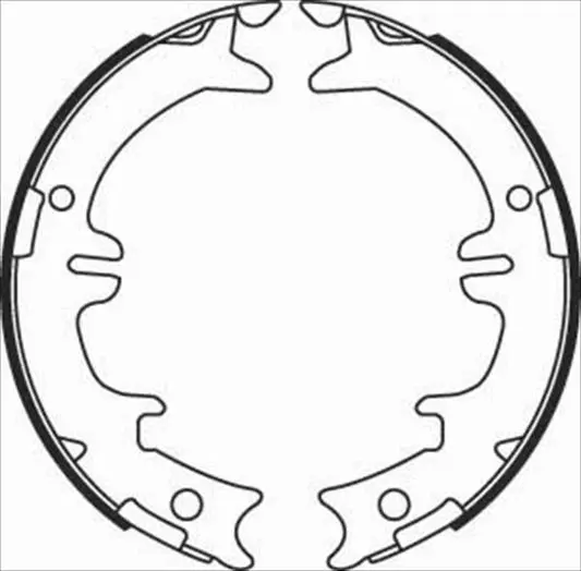 Колодки ручного (стоячого) гальма Starline BC08340 (фото 1)