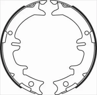 Колодки ручного (стоячого) гальма Starline BC08340