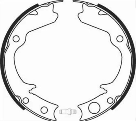 Колодки ручного (стоячого) гальма Starline BC08360 (фото 1)