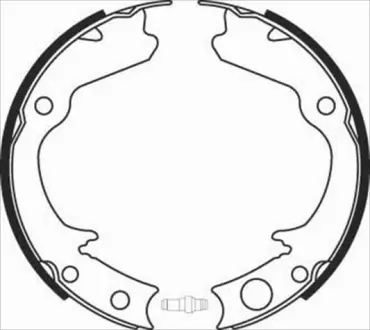 Колодки ручного (стоячого) гальма Starline BC08360