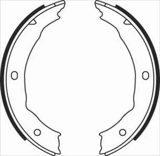 Колодки ручного (стоячого) тормоза starline BC08400
