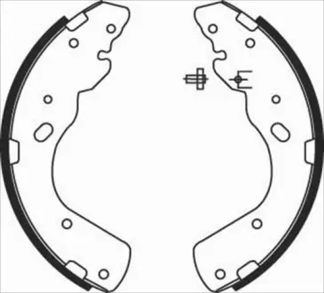 Колодки ручного (стоячого) гальма Starline BC08450