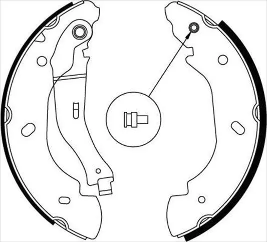 Колодки ручного (стоячого) гальма Starline BC08580 (фото 1)
