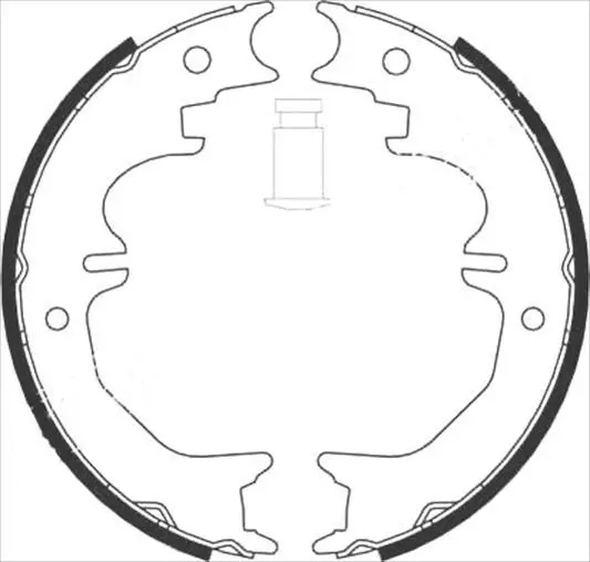 Колодки ручного (стоячого) гальма Starline BC08850 (фото 1)