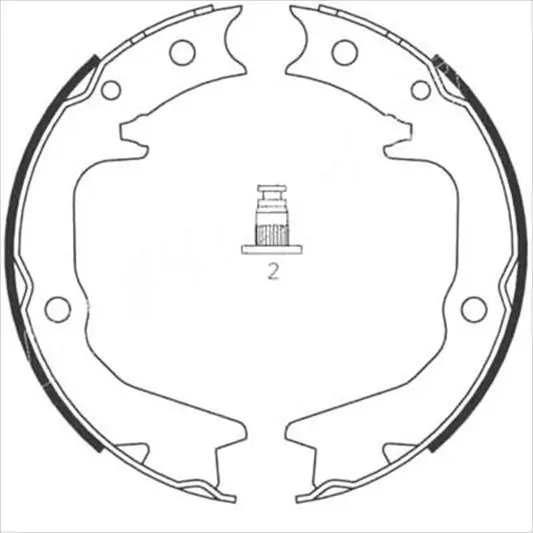 Колодки ручного (стоячого) гальма Starline BC08920 (фото 1)