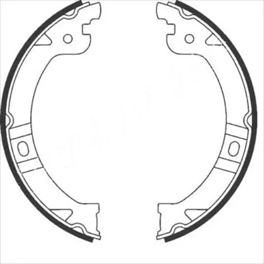 Колодки ручного (стоячого) гальма Starline BC08950 (фото 1)