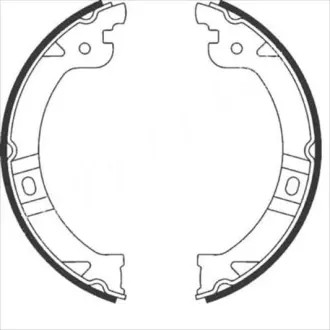 Колодки ручного (стоячого) гальма Starline BC08950