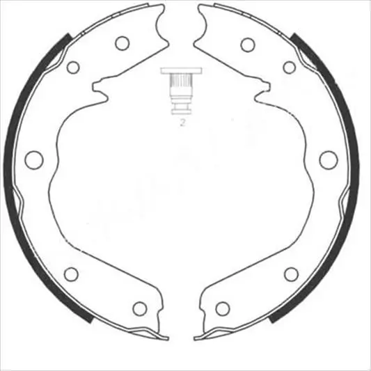 Колодки ручного (стоячого) гальма Starline BC08970 (фото 1)