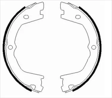 Колодки ручного (стоячого) гальма Starline BC09080