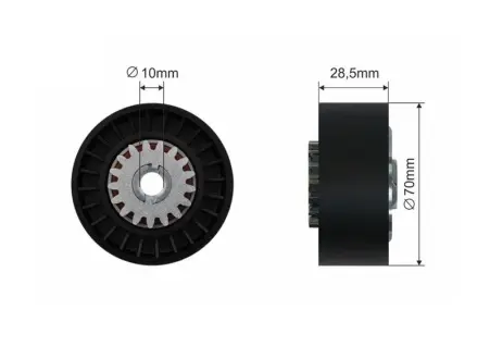 Натяжний ролик Starline RSX00144P
