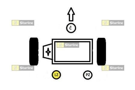 Опора двигуна та КПП starline SM 0007