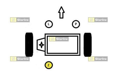 Опора двигуна та КПП starline SM 0019