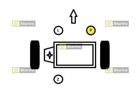 Опора двигуна та КПП starline SM0041