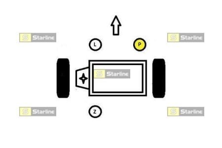 Опора двигуна та КПП starline SM 0275