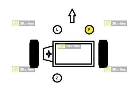 Опора двигуна та КПП starline SM 0275