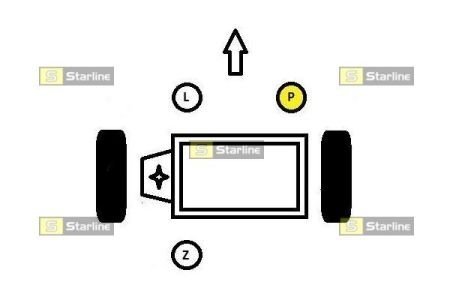 Опора двигуна та КПП starline SM0514