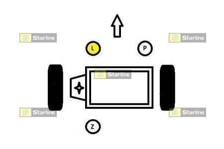 Опора двигуна та КПП starline SM0600