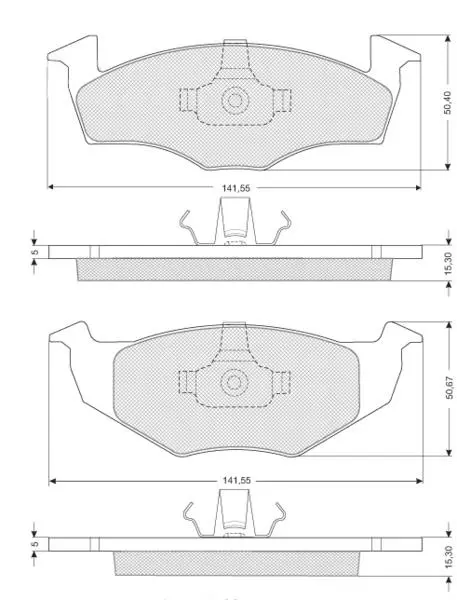Передні тормозні (гальмівні) колодки Starline BDS072 (фото 1)