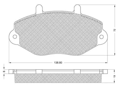 Передні тормозні (гальмівні) колодки Starline BDS137 (фото 1)
