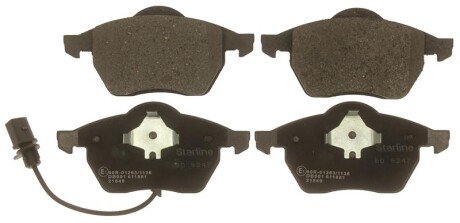 Передні тормозні (гальмівні) колодки starline BDS247